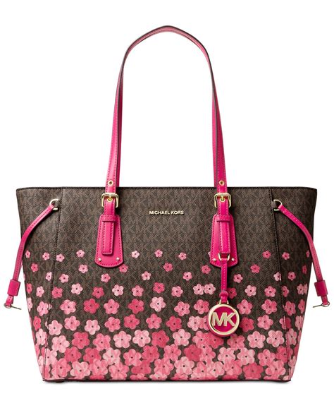 michael kors pink floral purse|michael kors pink suitcase.